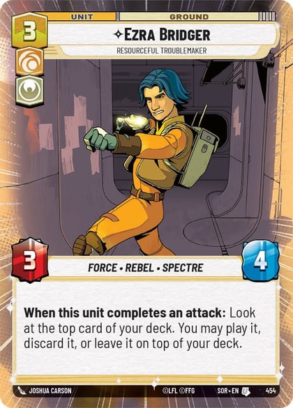 Ezra Bridger - Resourceful Troublemaker (Hyperspace), Spark of Rebellion 454