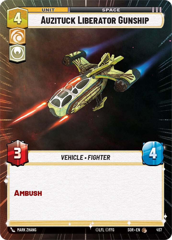 Auzituck Liberator Gunship (Hyperspace), Spark of Rebellion 457