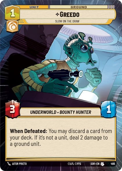 Greedo - Slow on the Draw (Hyperspace), Spark of Rebellion 466