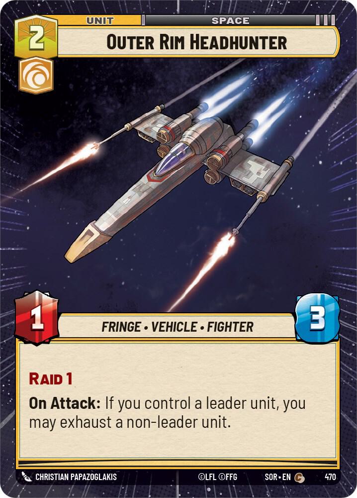 Outer Rim Headhunter (Hyperspace), Spark of Rebellion 470