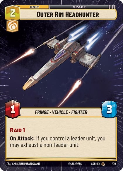 Outer Rim Headhunter (Hyperspace), Spark of Rebellion 470
