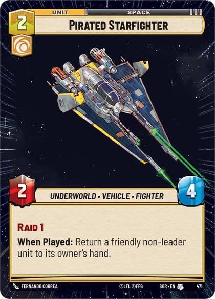 Pirated Starfighter (Hyperspace), Spark of Rebellion 471