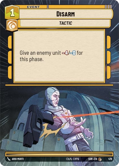 Disarm (Hyperspace), Spark of Rebellion 478
