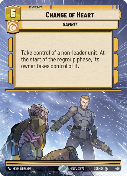 Change of Heart (Hyperspace), Spark of Rebellion 486