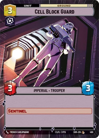 Cell Block Guard (Hyperspace), Spark of Rebellion 490