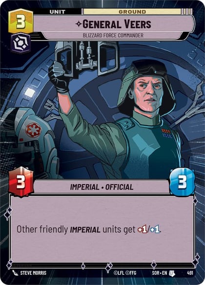 General Veers - Blizzard Force Commander (Hyperspace), Spark of Rebellion 491