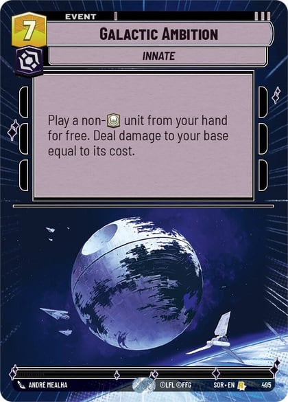 Galactic Ambition (Hyperspace), Spark of Rebellion 495