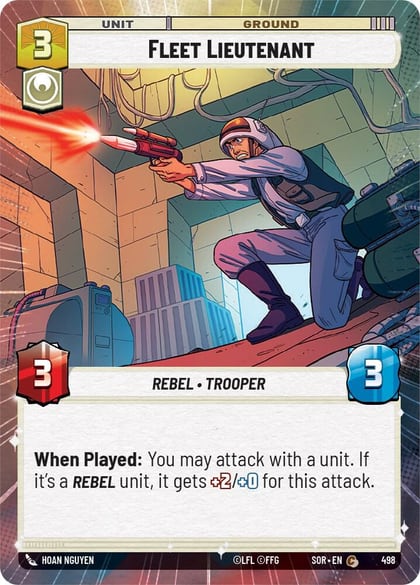 Fleet Lieutenant (Hyperspace), Spark of Rebellion 498