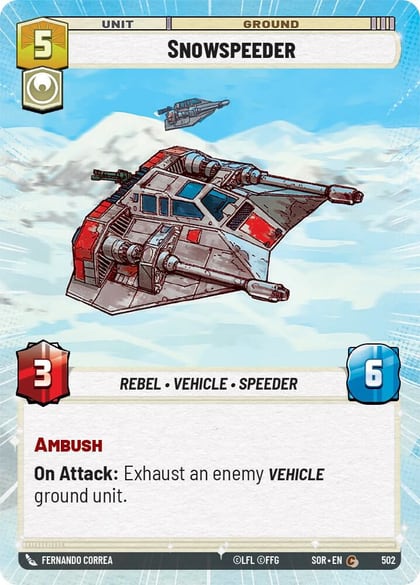 Snowspeeder (Hyperspace), Spark of Rebellion 502