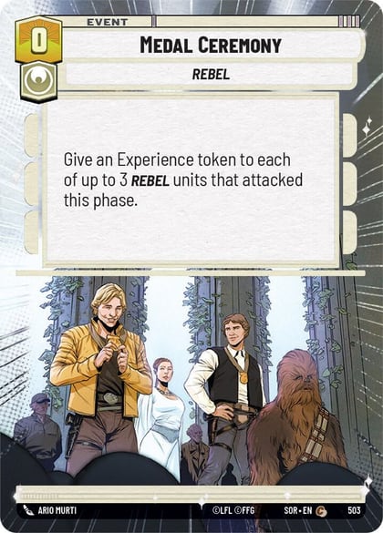 Medal Ceremony (Hyperspace), Spark of Rebellion 503