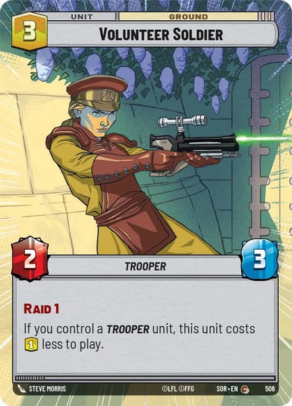 Volunteer Soldier (Hyperspace), Spark of Rebellion 506