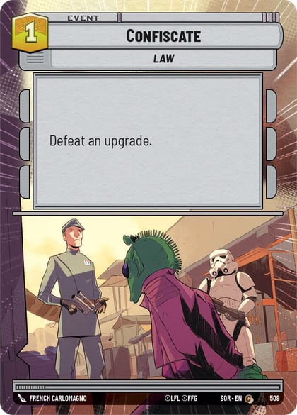 Confiscate (Hyperspace), Spark of Rebellion 509