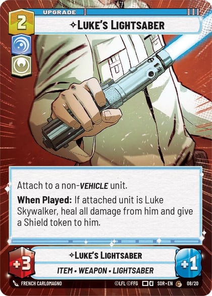 Luke's Lightsaber (Hyperspace), Spark of Rebellion: Weekly Play Promos 08/20
