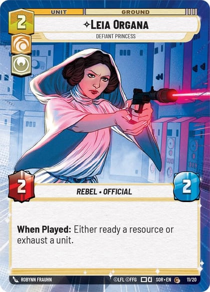 Leia Organa - Defiant Princess (Hyperspace), Spark of Rebellion: Weekly Play Promos 11/20
