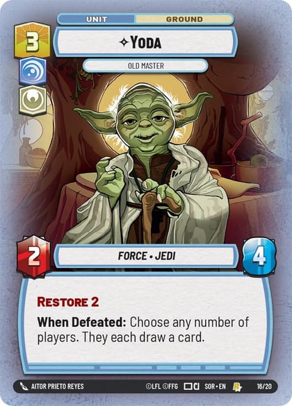 Yoda - Old Master, Spark of Rebellion: Weekly Play Promos 16/20