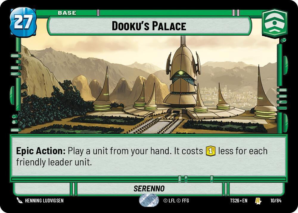 Dooku's Palace, Twin Suns 10/84