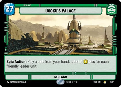 Dooku's Palace, Twin Suns 10/84