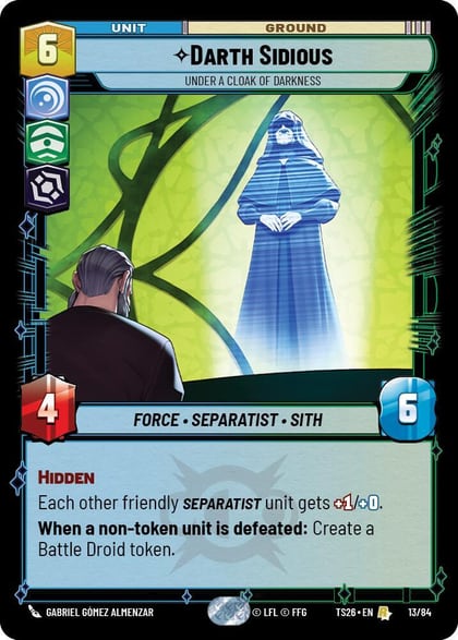 Darth Sidious - Under a Cloak of Darkness, Twin Suns 13/84