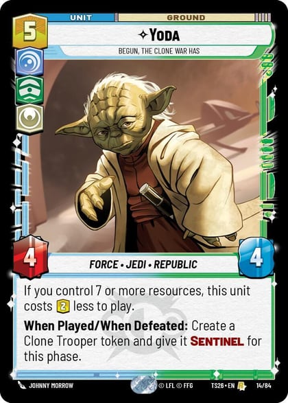 Yoda - Begun, the Clone War Has, Twin Suns 14/84
