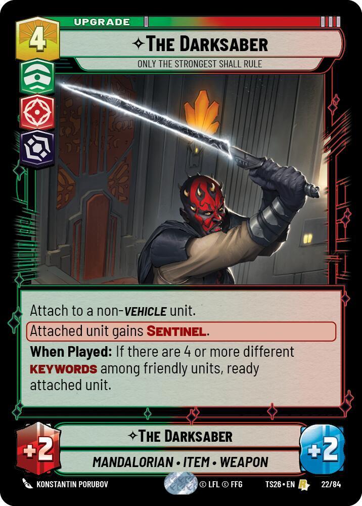 The Darksaber - Only the Strongest Shall Rule, Twin Suns 22/84