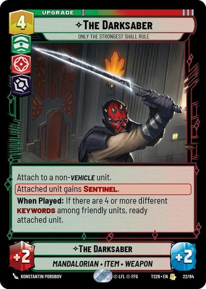 The Darksaber - Only the Strongest Shall Rule, Twin Suns 22/84