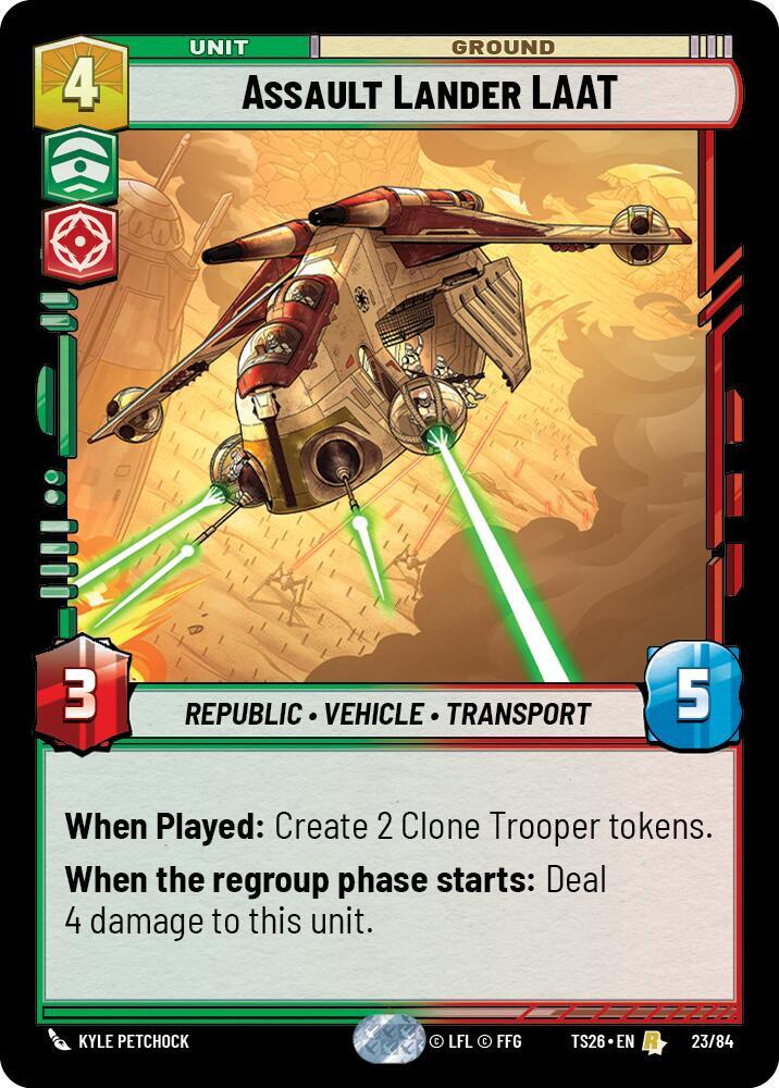 Assault Lander LAAT, Twin Suns 23/84