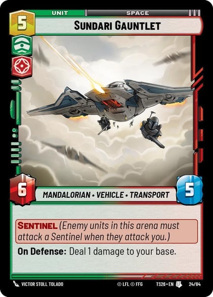 Sundari Gauntlet, Twin Suns 24/84