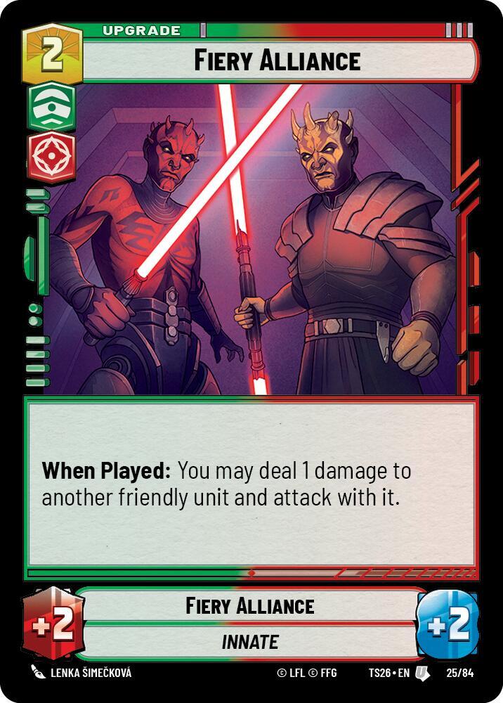 Fiery Alliance, Twin Suns 25/84
