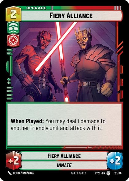 Fiery Alliance, Twin Suns 25/84