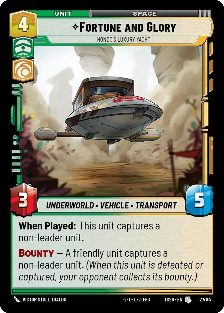 Fortune and Gory - Hondo's Luxury Yacht, Twin Suns 27/84