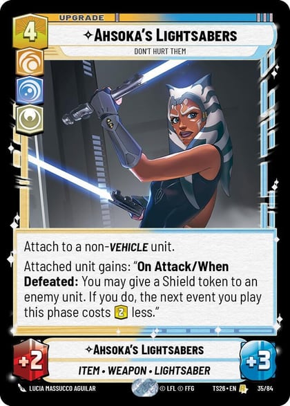 Ahsoka's Lightsabers, Twin Suns 35/84