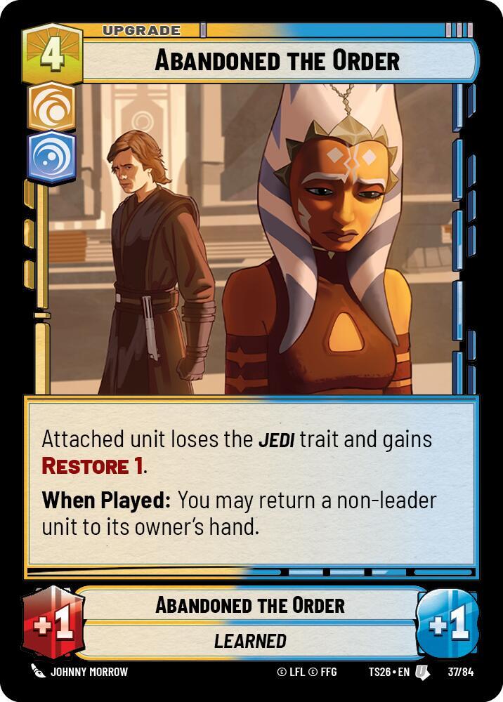 Abandoned the Order, Twin Suns 37/84