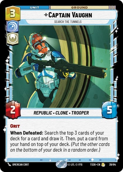 Captain Vaughn - Search the Tunnels, Twin Suns 39/84
