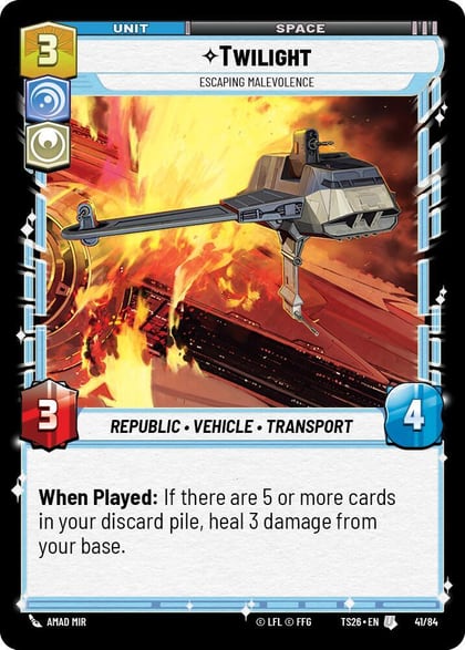 Twilight - Escaping Malevolence, Twin Suns 41/84