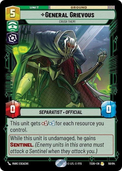 General Grievous - Crush Them!, Twin Suns 50/84