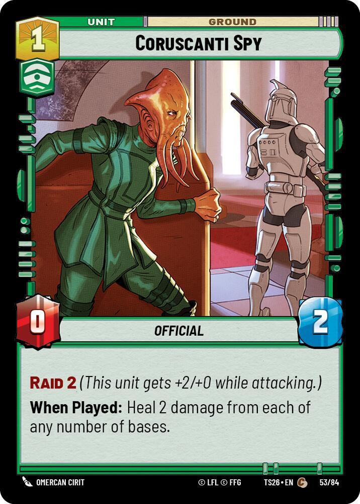 Coruscanti Spy, Twin Suns 53/84