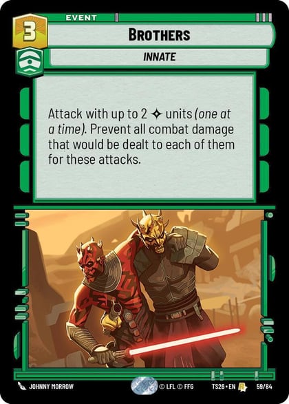 Brothers, Twin Suns 59/64