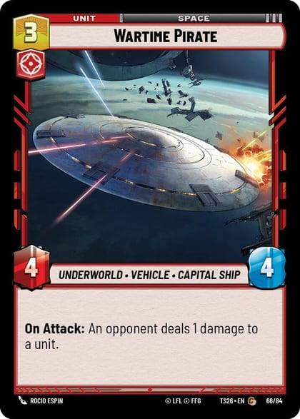 Wartime Pirate, Twin Suns 66/84