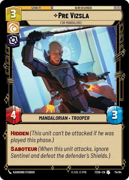 Pre Vizsla - For Mandalore!, Twin Suns 74/84
