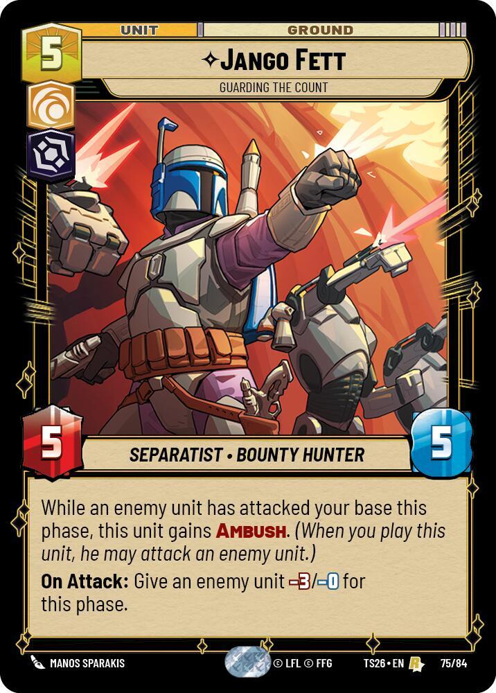 Jango Fett - Guarding the Count, Twin Suns 75/84