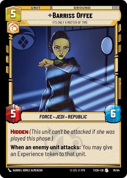 Barriss Offee - It's Only a Matter of Time, Twin Suns 78/64
