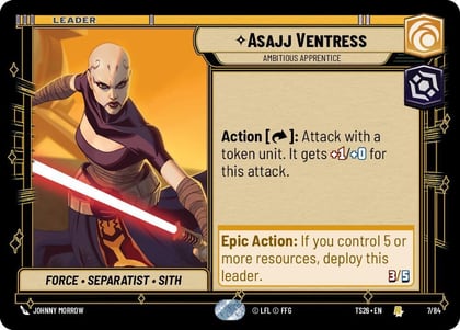 Asajj Ventress - Ambitious Apprentice, Twin Suns 7/84