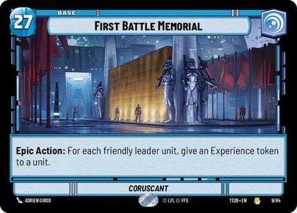 First Battle Memorial, Twin Suns 9/84