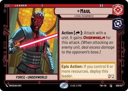Maul - A Rival in Darkness, Twilight of the Republic 009/257