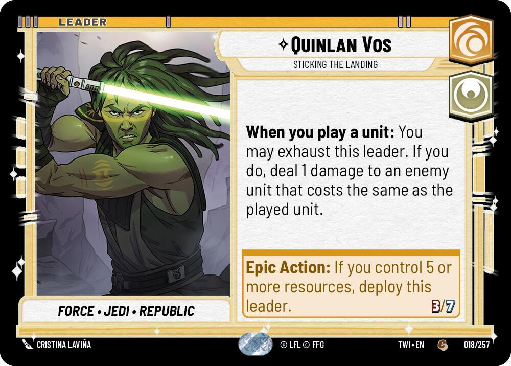Quinlan Vos - Sticking the Landing, Twilight of the Republic 018/257