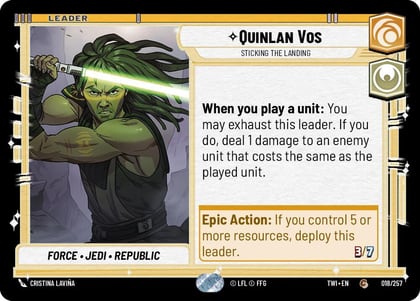Quinlan Vos - Sticking the Landing, Twilight of the Republic 018/257