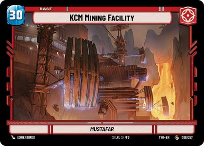 KCM Mining Facility // Battle Droid, Twilight of the Republic 026/257 // T01/T02
