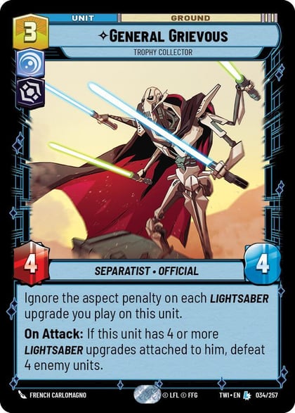 General Grievous - Trophy Collector, Twilight of the Republic 034/257