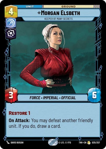 Morgan Elsbeth - Keeper of Many Secrets, Twilight of the Republic 035/257