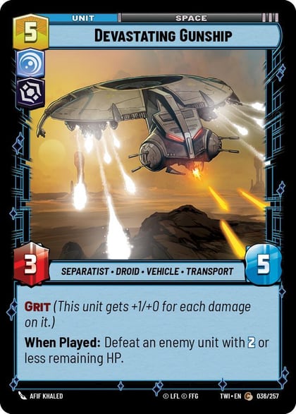 Devastating Gunship, Twilight of the Republic 036/257